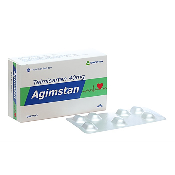 Thuốc Agimstan Agimexpharm điều trị tăng huyết áp (4 vỉ x 7 viên)