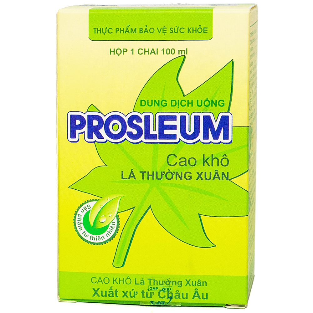Dung dịch uống Prosleum An Thiên làm ấm cổ họng, hỗ trợ giảm ho (100 ml)