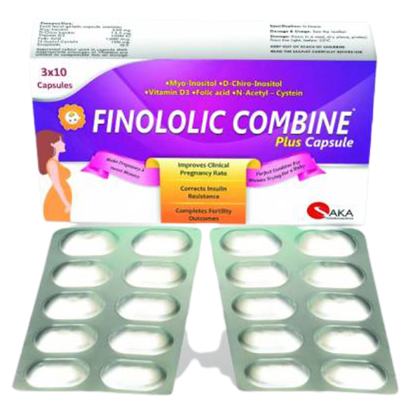 Viên uống Finololic Combine Plus Niya cải thiện chức năng sinh sản nữ giới (3 vỉ x 10 viên)