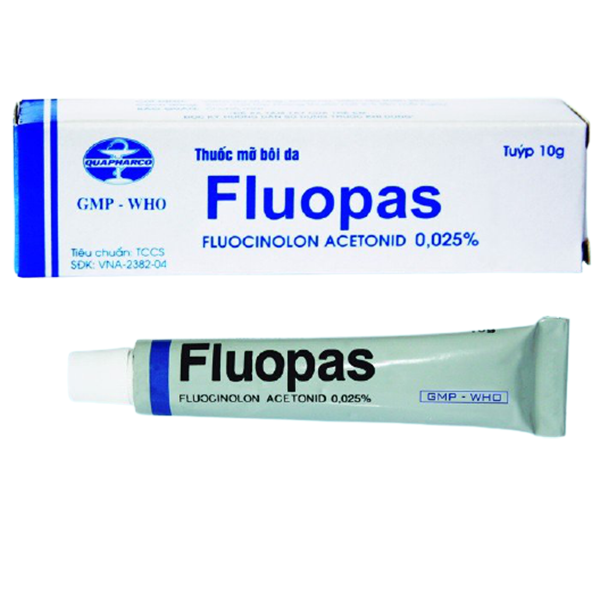 Giới thiệu và công dụng của thuốc mỡ bôi da fluopas đối với làn da