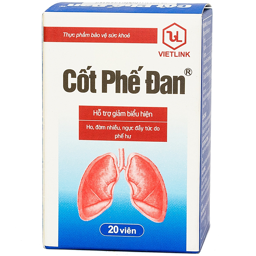 Viên uống Cốt Phế Đan Hà Thành hỗ trợ bổ phế, giảm ho, đờm nhiều, tức ngực (20 viên)