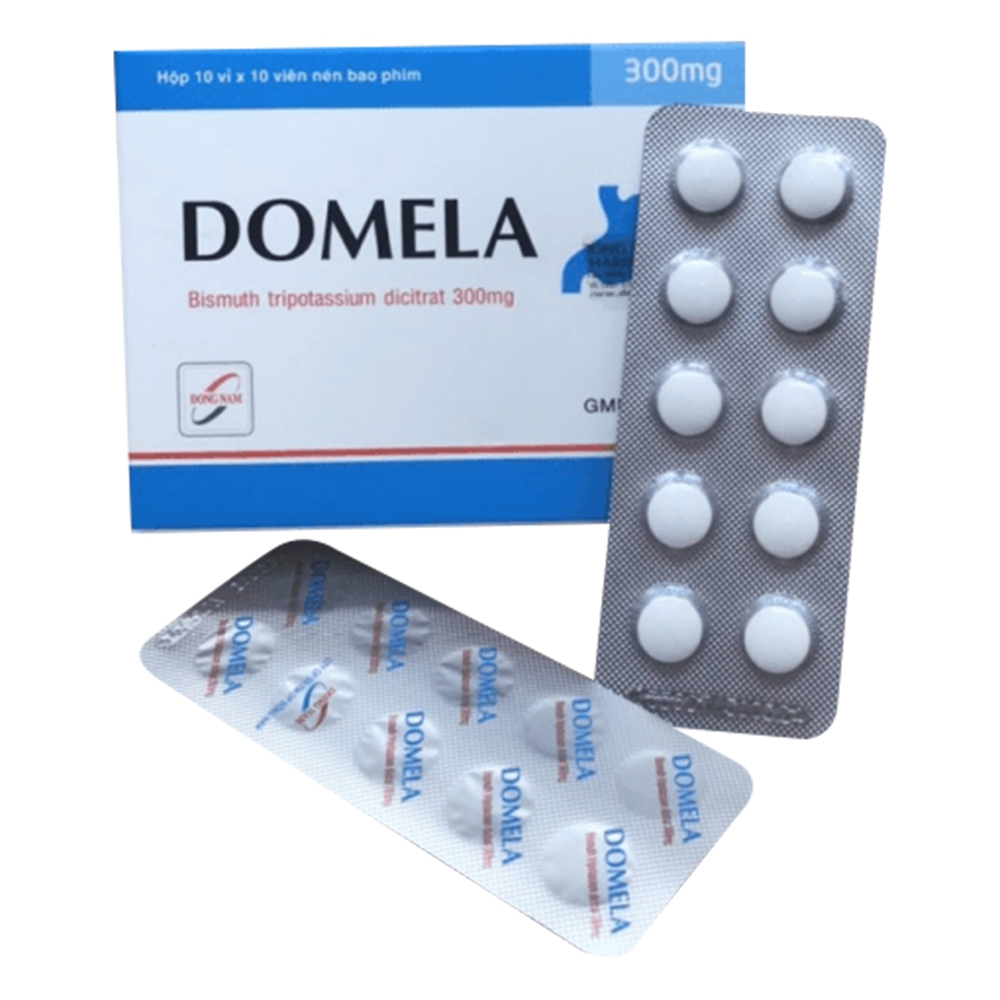 Thuốc Domela Đông Nam điều trị viêm loét dạ dày và tá tràng (10 vỉ x 10 viên)