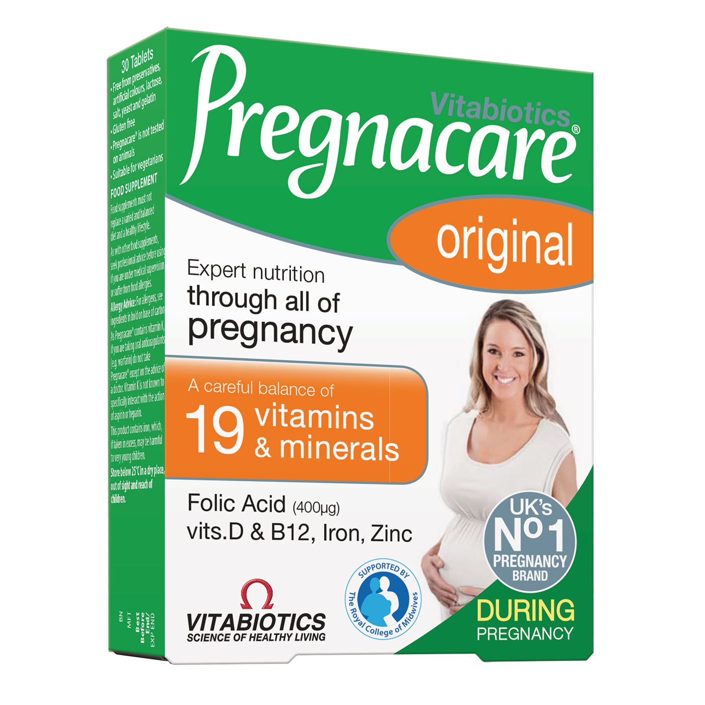 Giới thiệu thuốc bầu pregnacare original cho thai kỳ khỏe mạnh