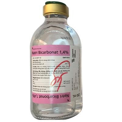 Dịch truyền Natri Bicarbonat 1.4% Fresenius Kabi điều trị kiềm hóa nước tiểu (500ml)