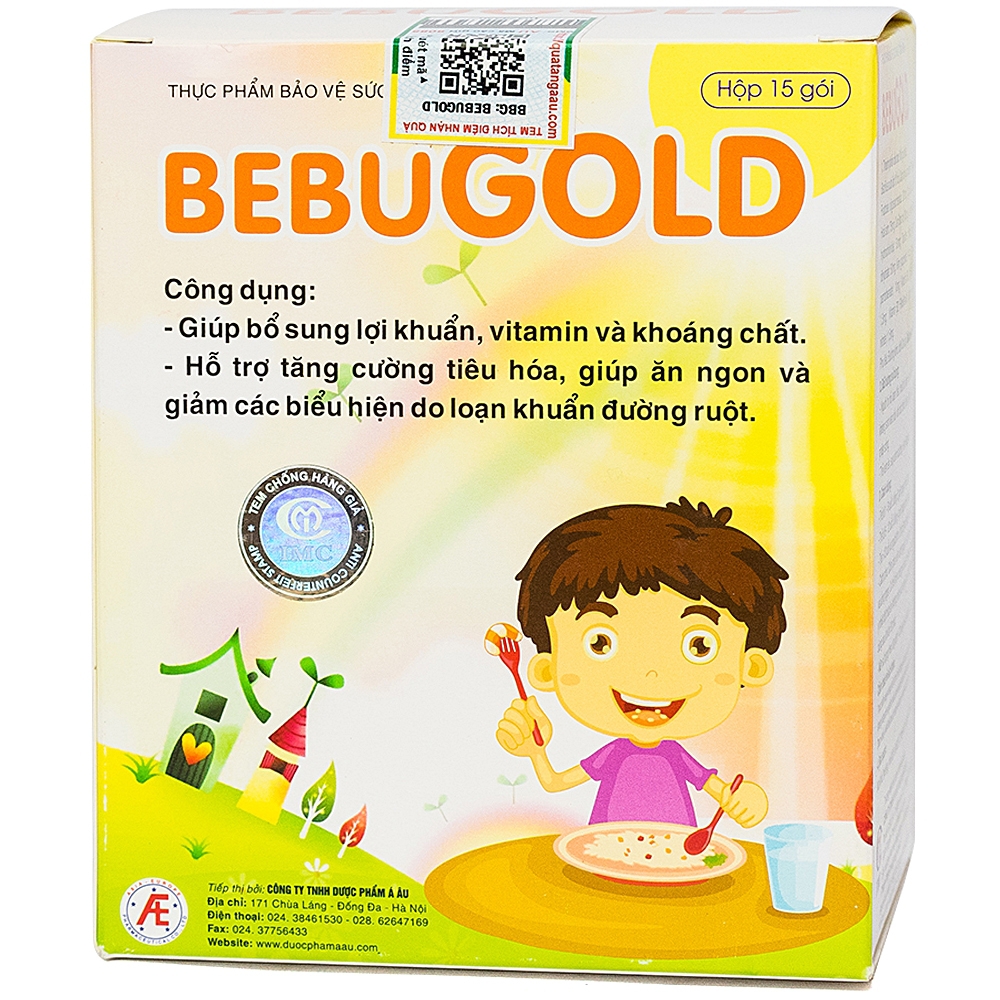 Cốm vi sinh BebuGold IMC bổ sung lợi khuẩn, vitamin và khoáng chất (15 gói)