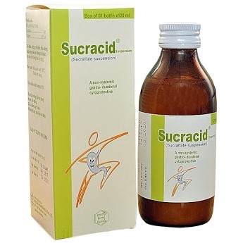 Hỗn dịch Sucracid Pacificpharma điều trị viêm loét dạ dày tá tràng (120ml)