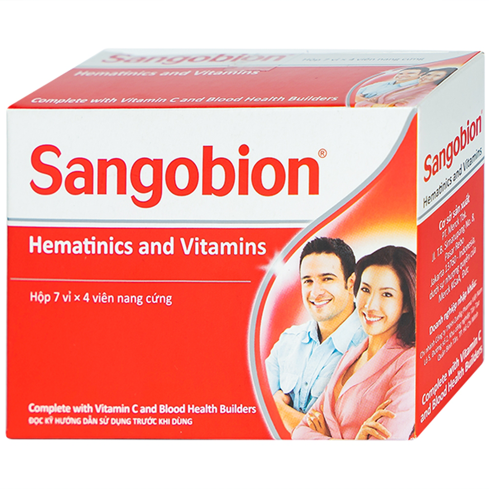 Thuốc sắt Sangobion được bổ sung thêm những loại vitamin và khoáng chất nào?
