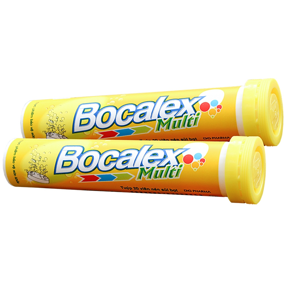 Viên sủi Bocalex Multi DHG bổ sung multivitamin, tăng sức đề kháng (20 viên)