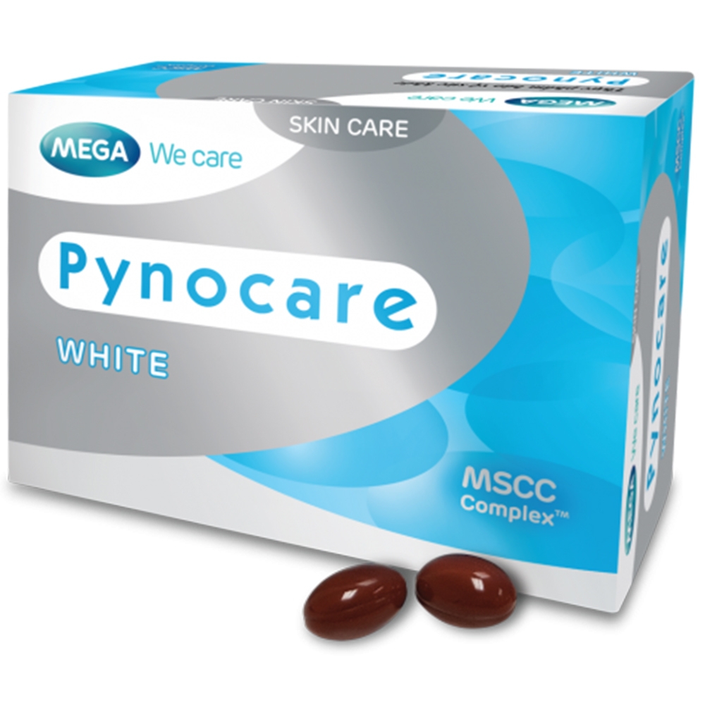 Viên uống Pynocare White hỗ trợ làm đẹp da, sáng da, tăng tính đàn hồi của da (3 vỉ x 10 viên)