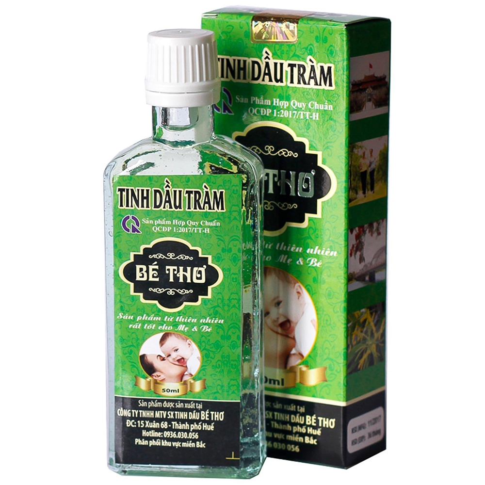 Tinh dầu tràm Bé Thơ chống cảm lạnh, dịu vết côn trùng cắn (50ml) - Nhà  thuốc FPT Long Châu