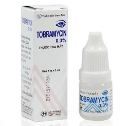 Thuốc tra mắt Tobramycin 0,3% Hatarphar điều trị nhiễm khuẩn ở mắt (5ml)