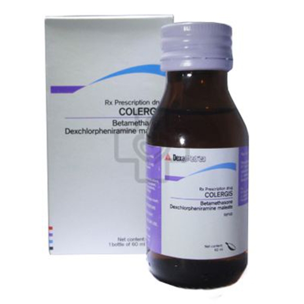 Siro Colergis Dexa điều trị tình trạng dị ứng cần điều trị bằng corticosteroid (60ml)