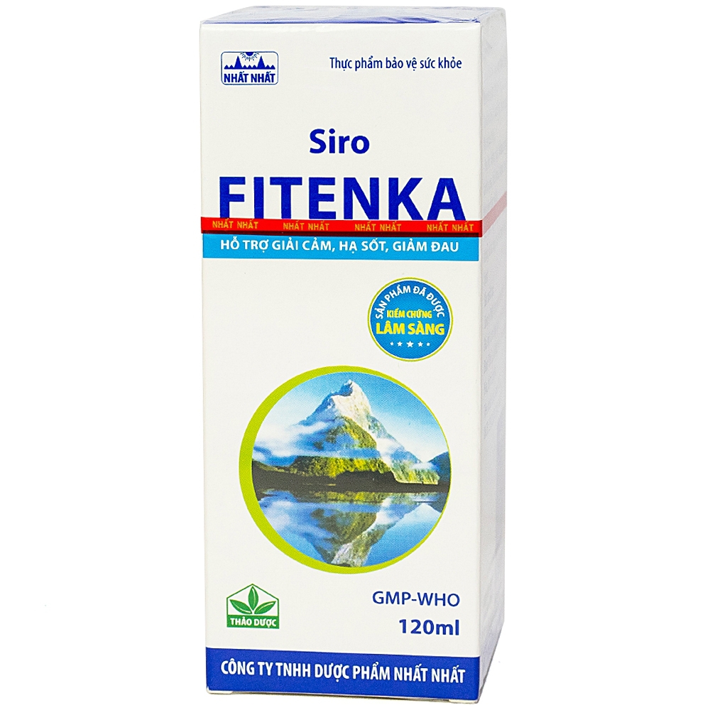 Siro Fitenka Nhất Nhất hỗ trợ thanh nhiệt, giải cảm (120ml)