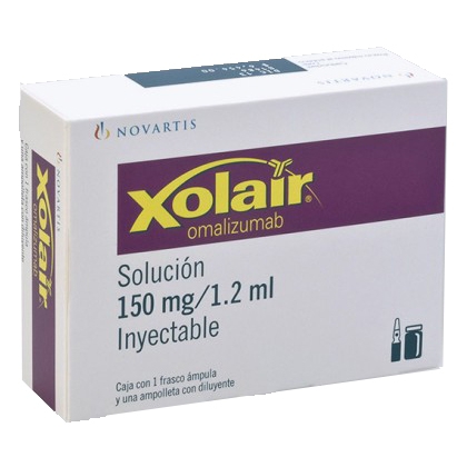 Bột pha tiêm Xolair 150mg/1.2ml Novartis điều trị hen do dị ứng và mày đay