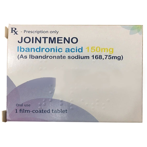 Thuốc Jointmeno 150mg Laboratorios Liconsa phòng và điều trị loãng xương sau kỳ mãn kinh (1 vỉ x 1 viên)