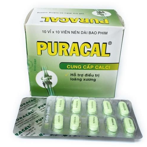 Thuốc Puracal OPV cung cấp Canxi, hỗ trợ điều trị loãng xương (10 vỉ x 10 viên)