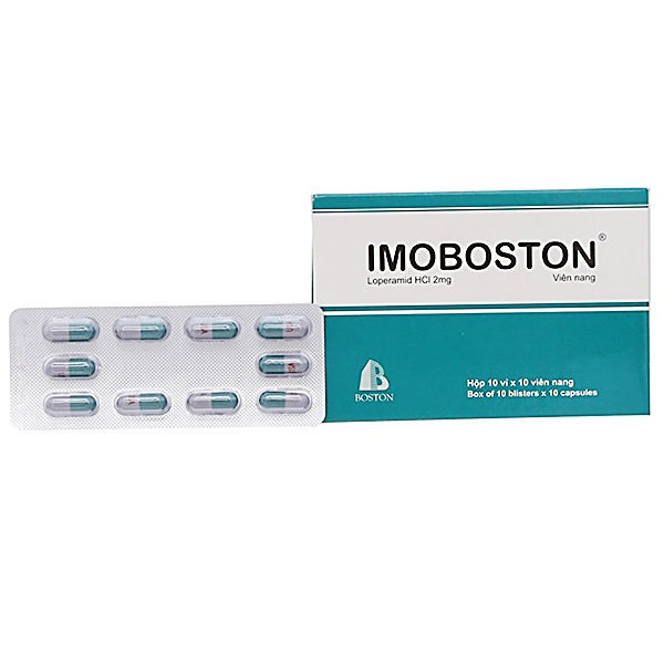 Thuốc Imoboston 2mg Boston điều trị tiêu chảy cấp và mạn tính (10 vỉ x 10 viên)