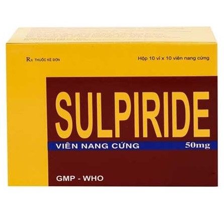 Thuốc Sulpiride Vidipha điều trị chứng rối loạn tâm thần phân liệt (10 vỉ x 10 viên)