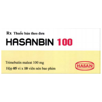 Thuốc Hasanbin 100 Hasan điều trị rối loạn chức năng đường tiêu hóa và ống mật (3 vỉ x 10 viên)