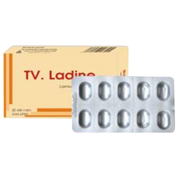 Thuốc TV. Ladine TV. Pharm điều trị viêm gan siêu virus B mãn tính (3 vỉ x 10 viên)