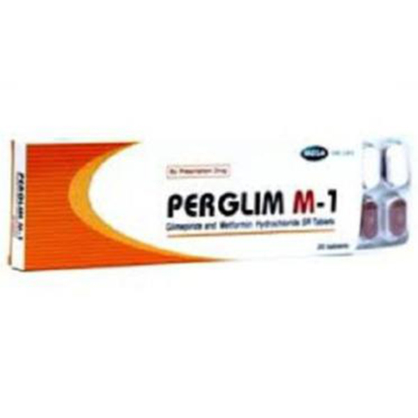 Viên nén Perglim M-1 Mega We Care điều trị bệnh đái tháo đường tuýp 2 (1 vỉ x 20 viên)