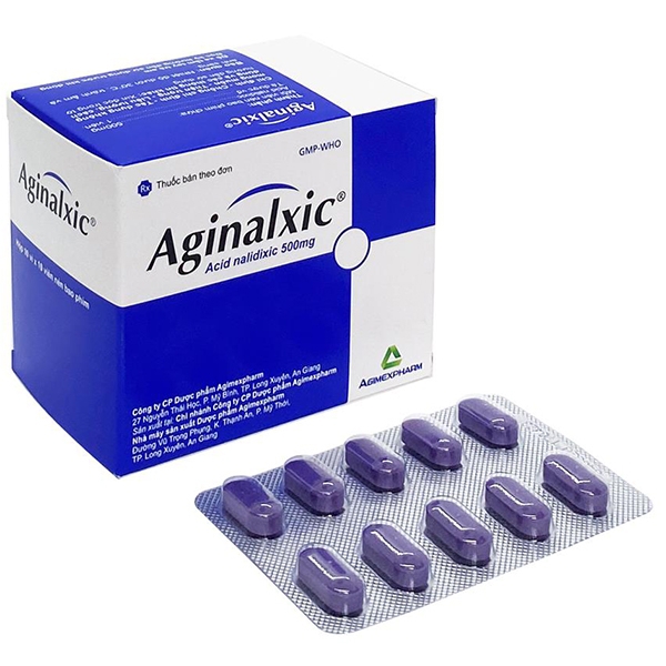 Thuốc Aginalxic Agimexpharm điều trị nhiễm khuẩn đường tiết niệu (10 vỉ x 10 viên)