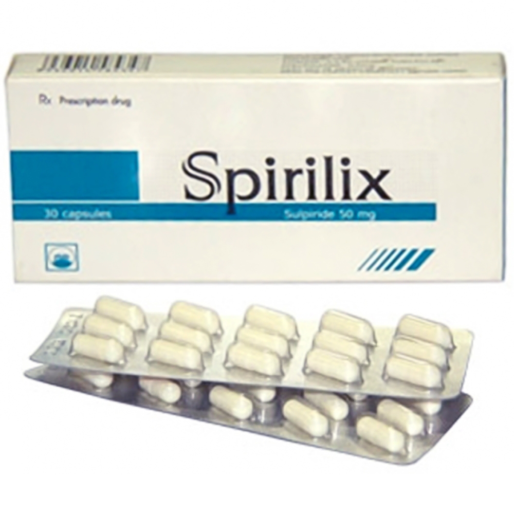 Thuốc Spirilix Pymepharco điều trị tâm thần phân liệt cấp (2 vỉ x 15 viên) 