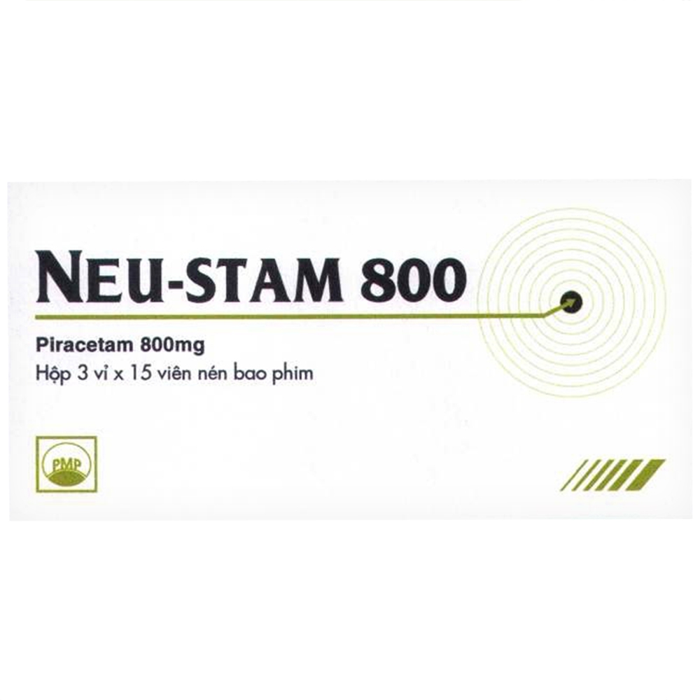 Viên nén Neu-Stam 800 Pymepharco điều trị các triệu chứng chóng mặt (3 vỉ x 15 viên)