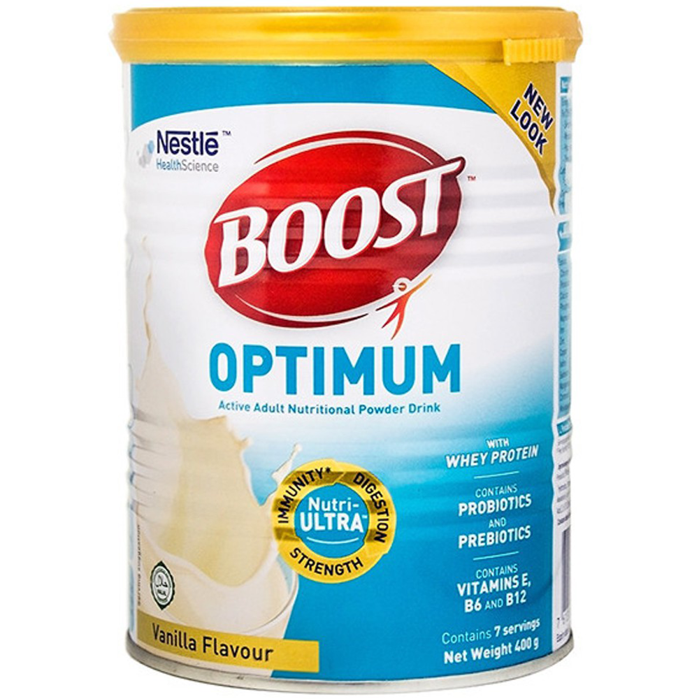 Sữa Boost Optimum Nestlé bổ sung vitamin, khoáng chất cho cơ thể (400g)