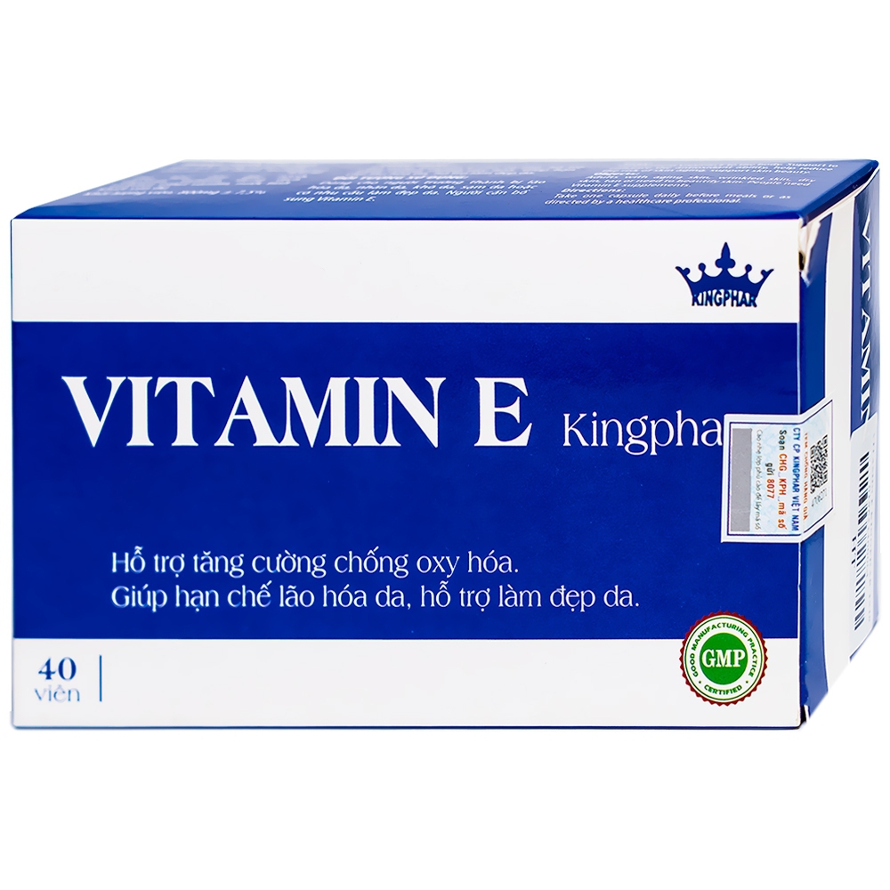 Tác dụng của vitamin e kingphar đối với sức khỏe mà bạn cần lưu ý