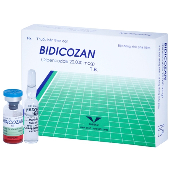 Bột pha tiêm Bidicozan 20.000mcg Bidiphar điều trị đau thần kinh tọa