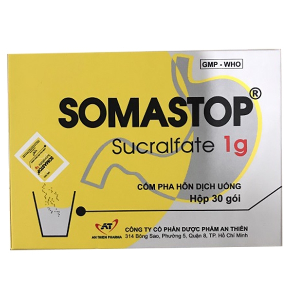 Cốm Somastop An Thiên điều trị loét dạ dày - tá tràng (30 gói)