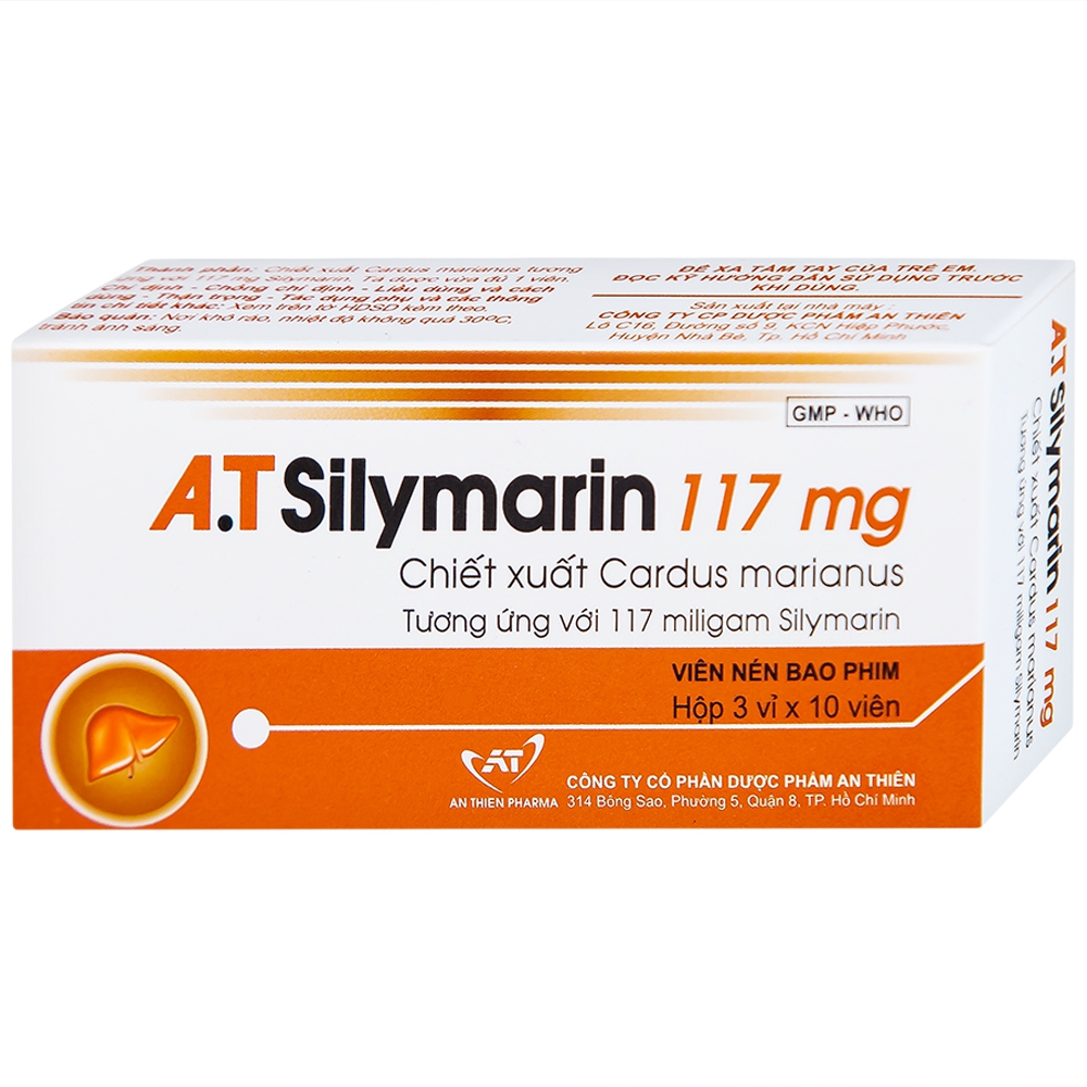 Thuốc A.T Silymarin 117mg có công dụng gì trong việc giải độc gan?