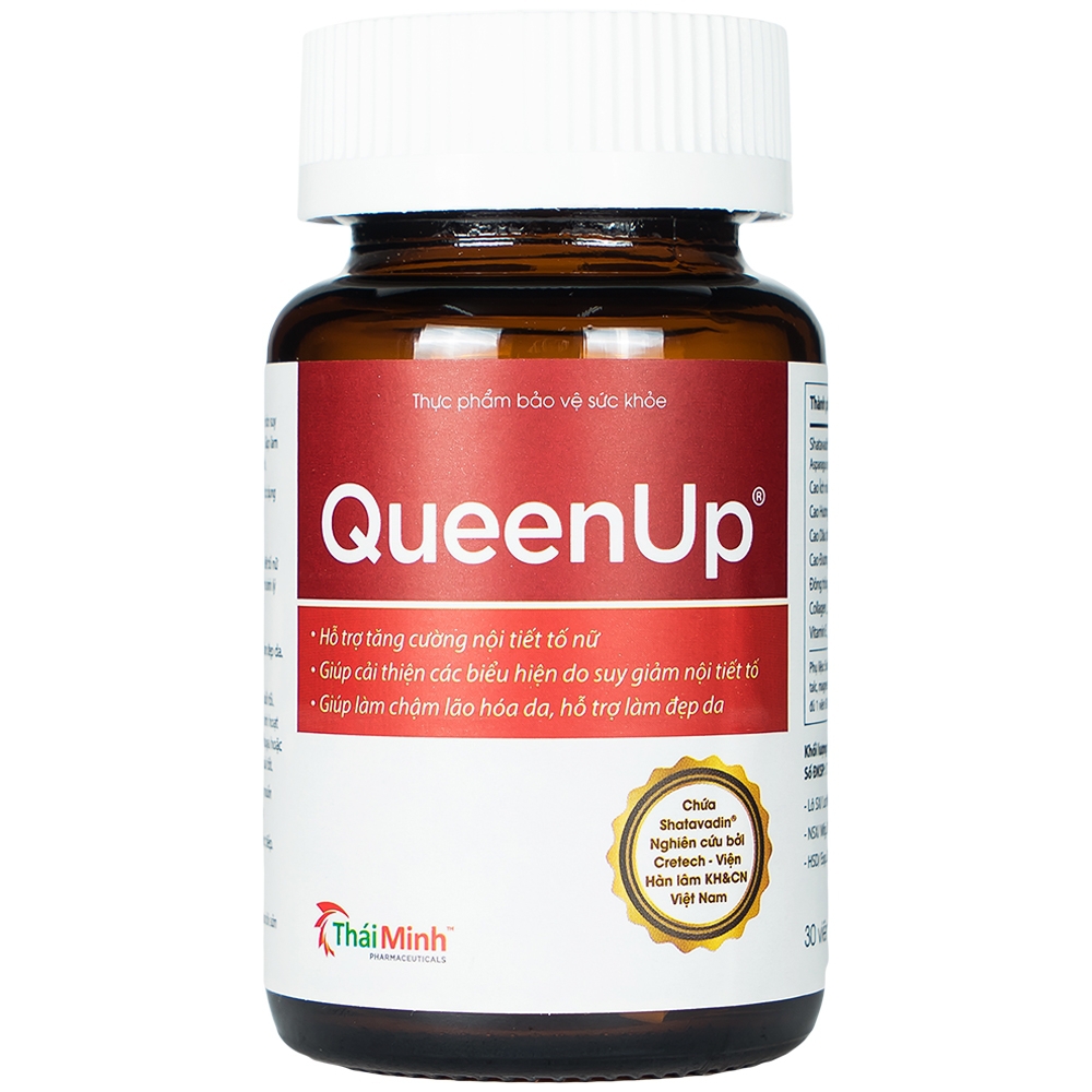 Viên uống QueenUp Thái Minh hỗ trợ tăng cường nội tiết tố nữ (30 viên)