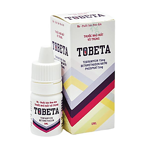 Thuốc nhỏ mắt vô trùng Tobeta DK Pharma điều trị viêm mắt (5ml)