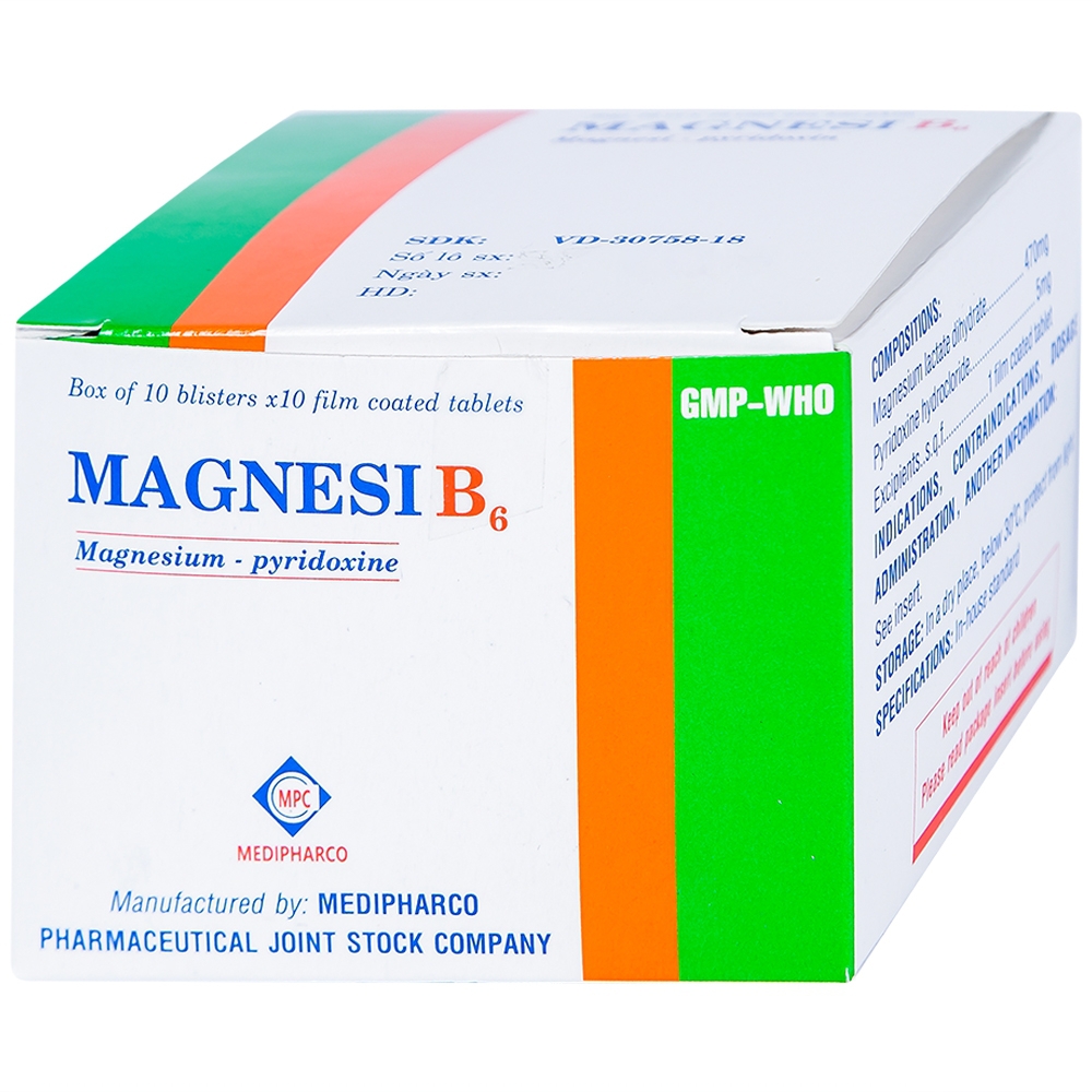 Thuốc magnesi b6 medipharco có công dụng gì và cách sử dụng?