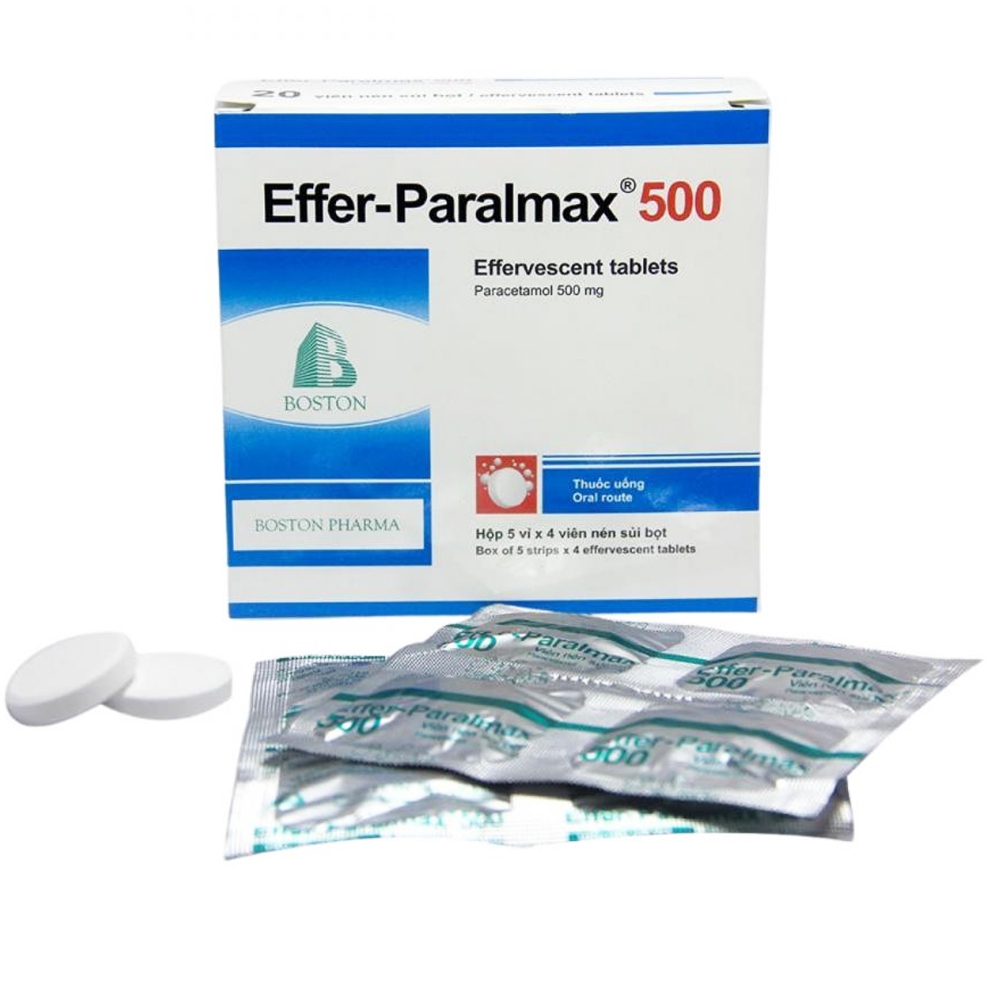 Loại bệnh nào có thể điều trị bằng thuốc Effer Paralmax 500mg?
