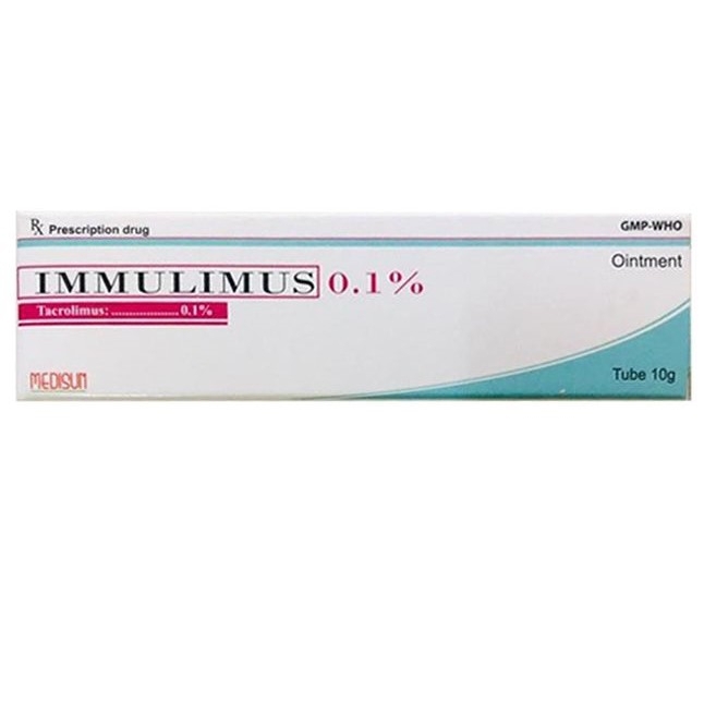 Kem bôi da Immulimus 0.1% Medisun điều trị eczema dị ứng (10g)