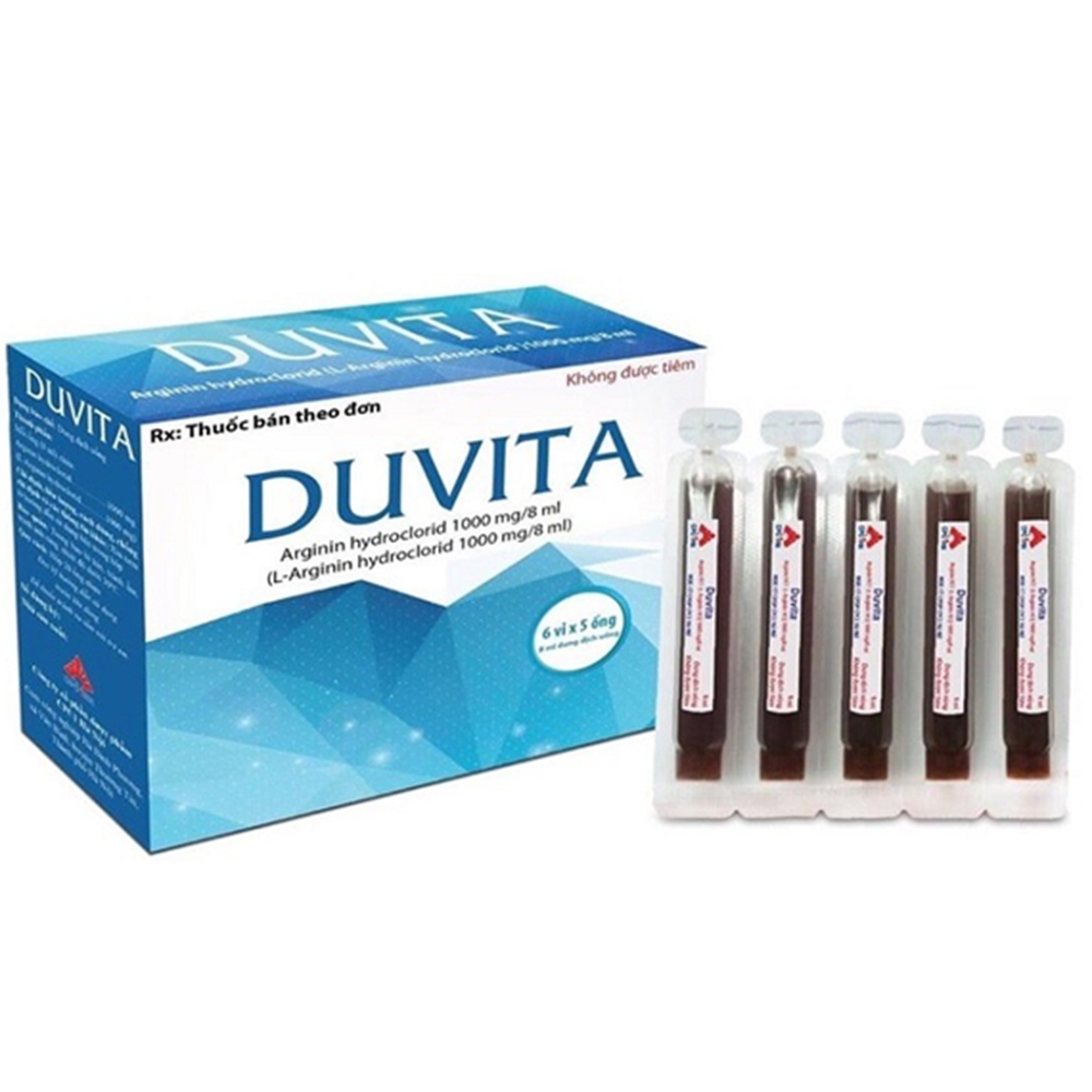 Dung dịch Duvita 1000mg/8ml CPC1HN hỗ trợ điều trị các triệu chứng rối loạn khó tiêu (4 vỉ x 5 ống)