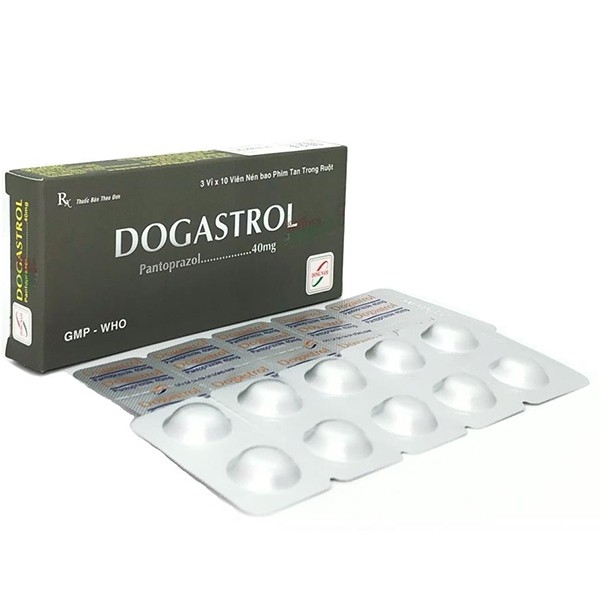 Thuốc Dogastrol 40mg Đông Nam điều trị các bệnh dạ dày (3 vỉ x 10 viên)