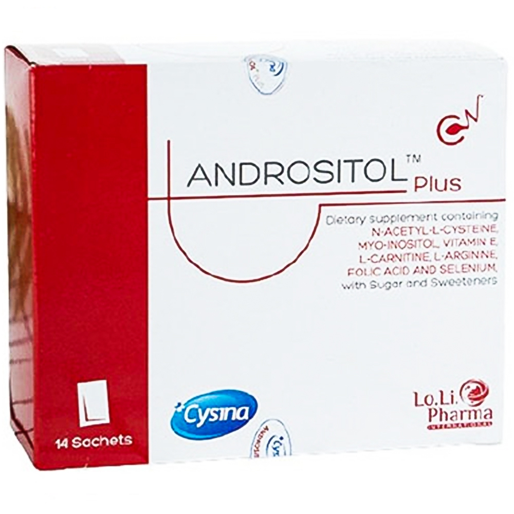 Bột Andrositol Plus Lo.li Pharma hỗ trợ tăng cường sức khỏe sinh lý cho nam giới (14 gói)