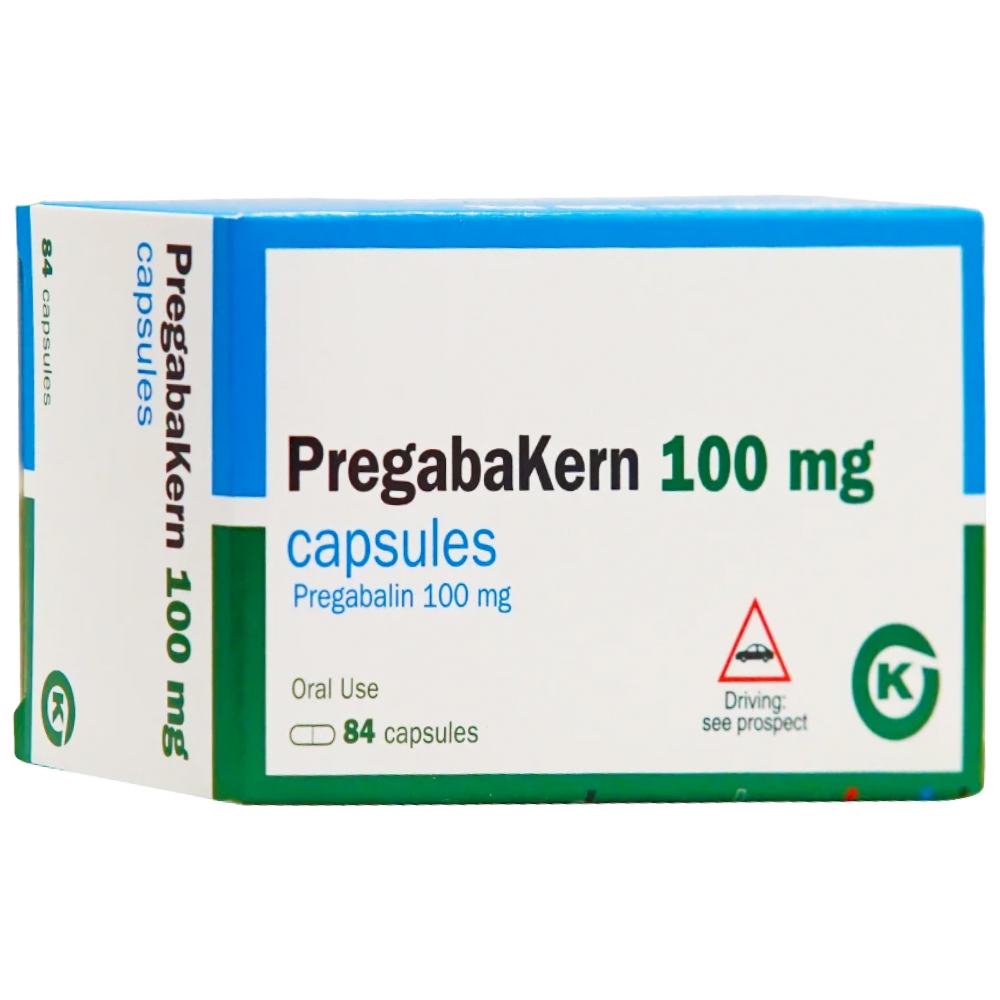 Thuốc Pregabakern 100mg Kern chỉ định điều trị đau thần kinh, động kinh, rối loạn lo âu tổng quát (6 vỉ x 14 viên)