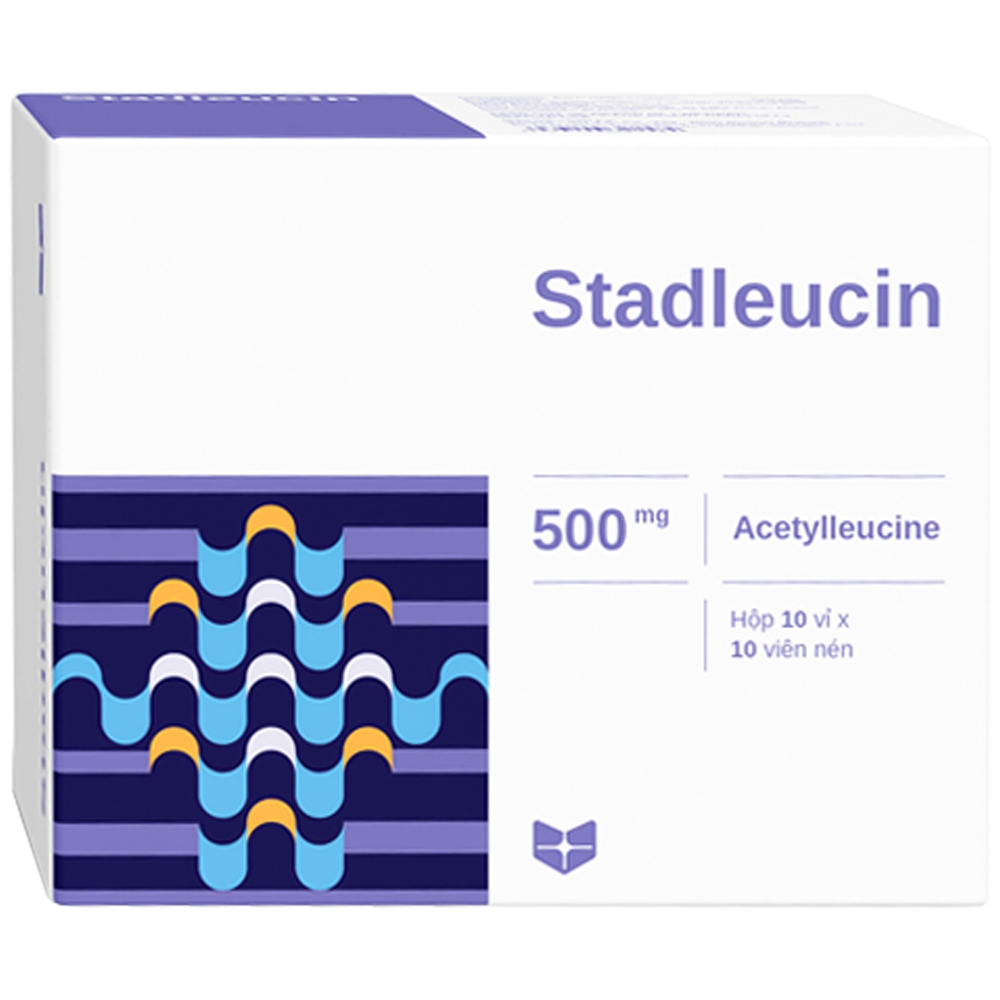 Thuốc Stadleucin 500mg Stella điều trị triệu chứng cơn chóng mặt (10 vỉ x 10 viên)