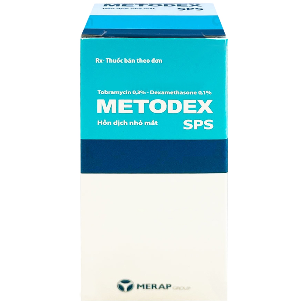 Thuốc nhỏ mắt Metodex SPS 7ml Merap điều trị viêm ở mắt có đáp ứng với steroid