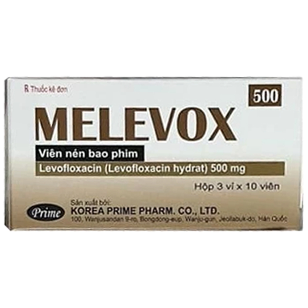 Thuốc Melevox Korea Prime Pharm điều trị nhiễm trùng nhẹ, trung bình và nặng (3 vỉ x 10 viên)