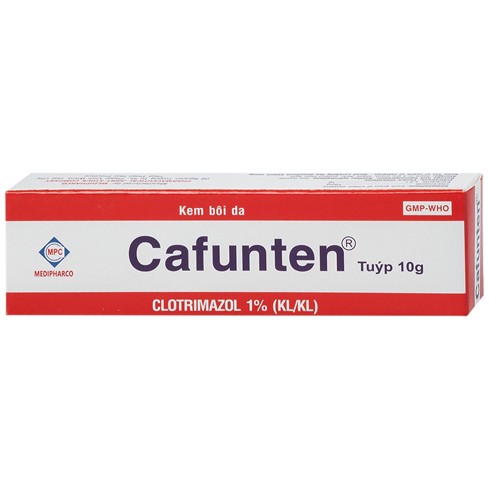 Kem bôi da Cafunten Medipharco điều trị các bệnh nấm (10g)