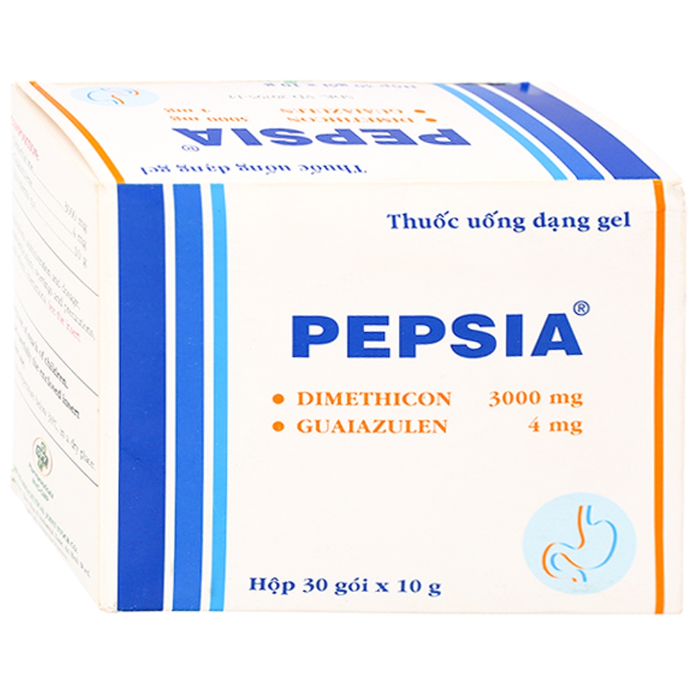 Gel Pepsia Opv điều trị triệu chứng đầy hơi, ợ nóng, ợ chua (30 gói x 10g)