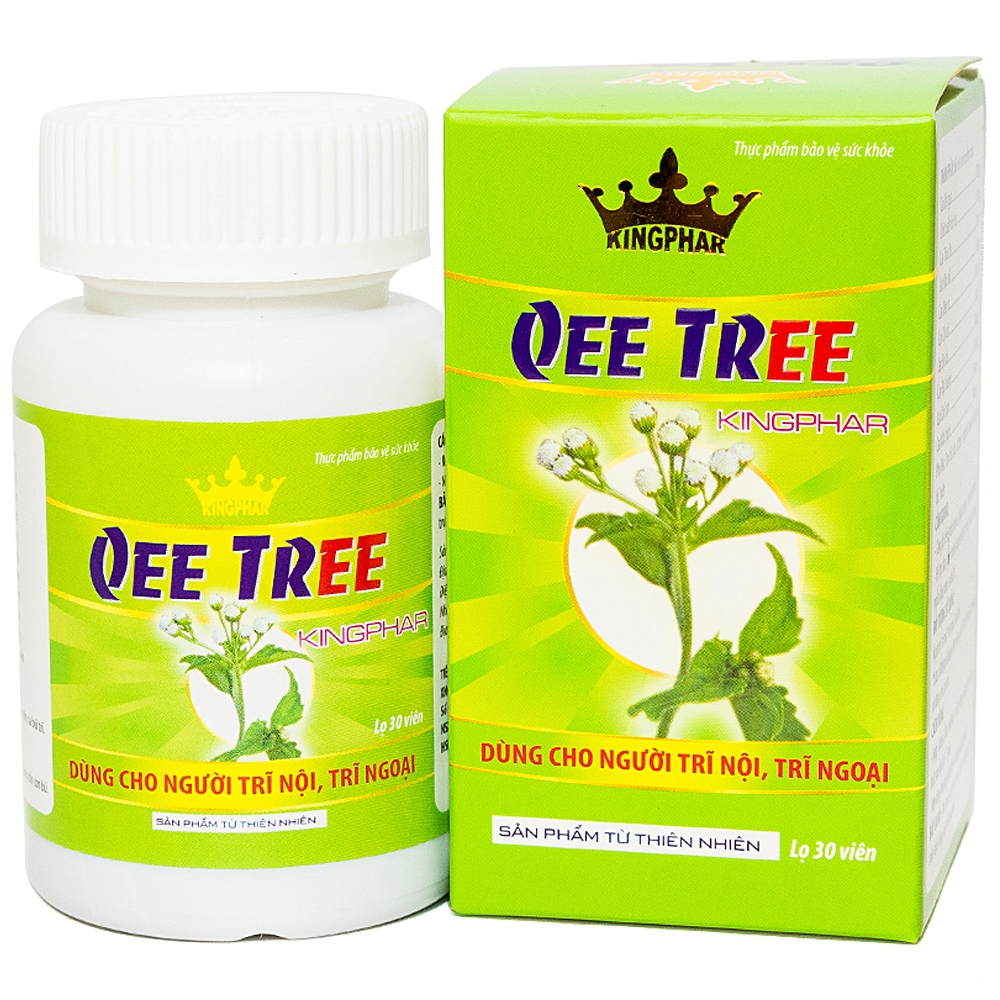 Viên uống Qee Tree Kingphar tăng độ bền thành mạch, nhuận tràng, chống táo bón (30 viên)