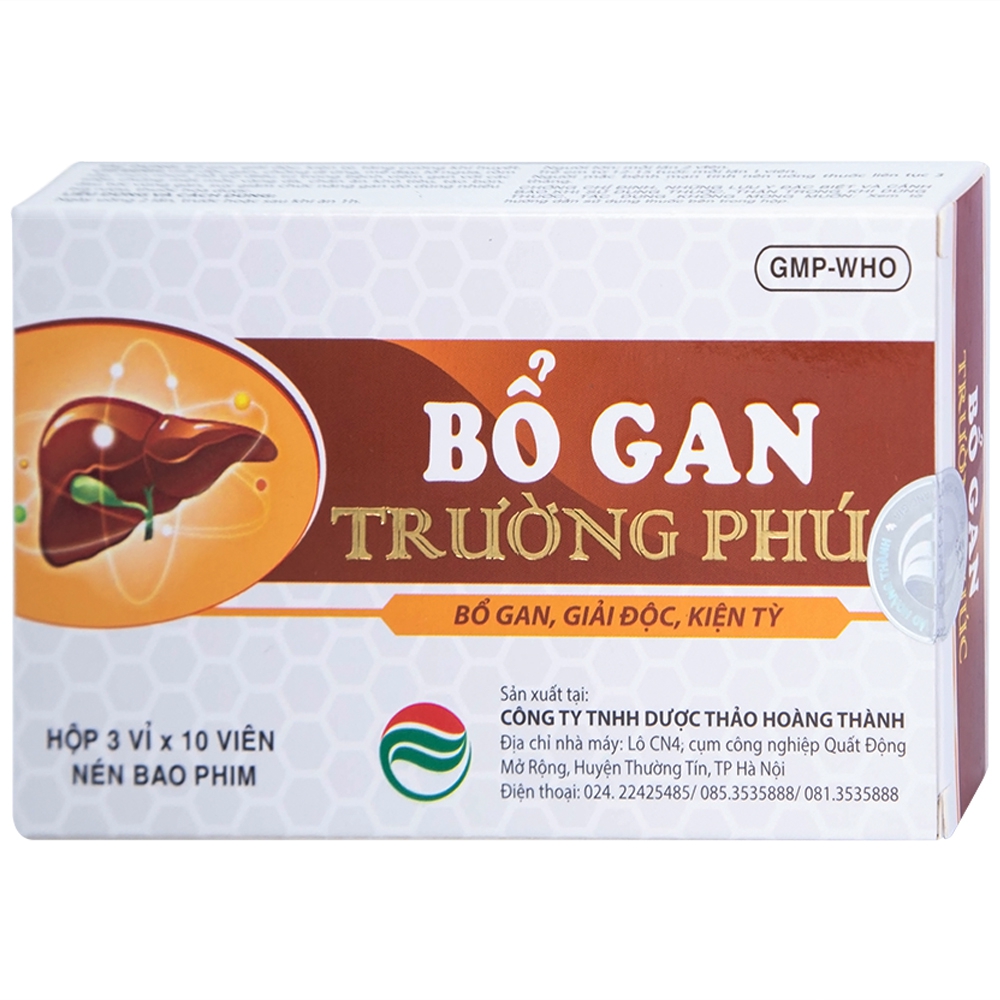 Thông Tin Chi Tiết Về Thuốc Bổ Gan Trường Phúc