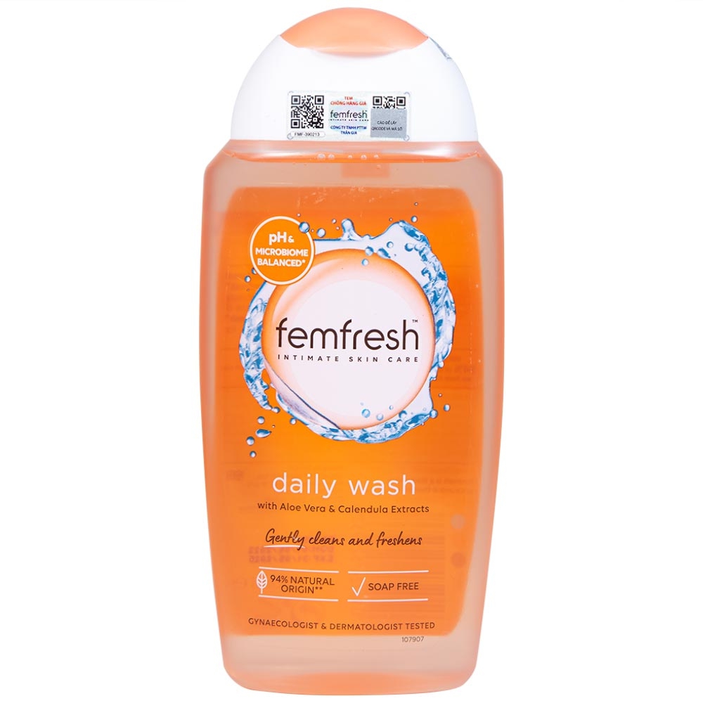 Dung dịch vệ sinh Femfresh Daily Wash màu cam (250ml) | Giá tốt